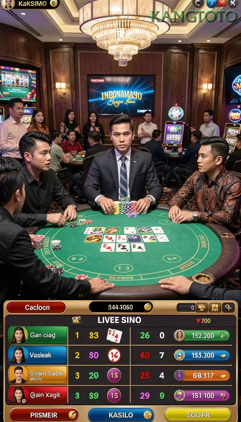 Cuplikan layar VIP805 — menu navigasi