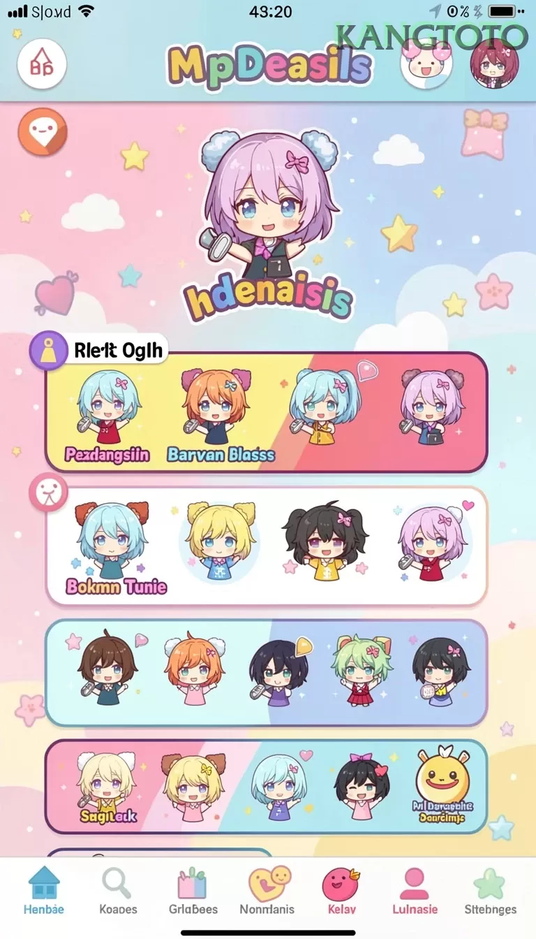 Cuplikan layar JENIUSTOTO — menu navigasi