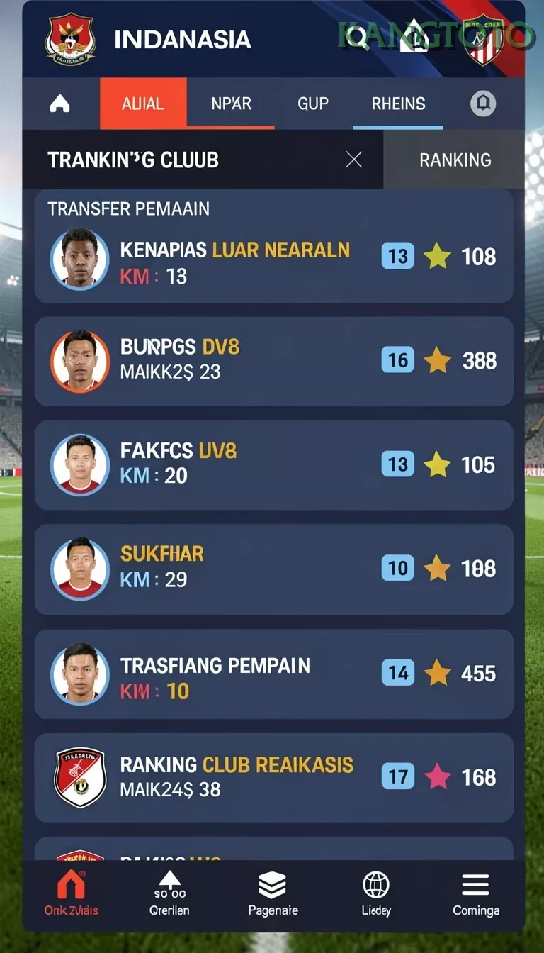 Cuplikan layar 55RT — aktivitas