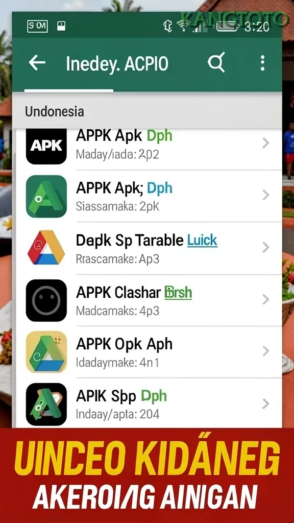 Cuplikan layar 55RT — halaman utama